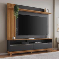 Imagem de Home Theater para Tv de 65 com Detalhe Ripado da Nt 1335