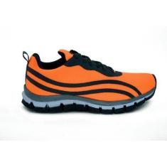 Imagem de Tênis unissex Casual Esportivo Academia e Corrida Único - ASC, Laranja