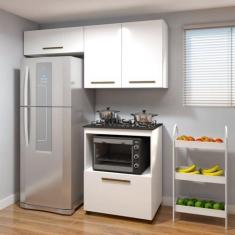Imagem de Cozinha Completa 4 Portas Paraty Mais Funcional Branco