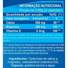 Imagem de Dolomita com Vitamina D - 120 Cápsulas - Unilife