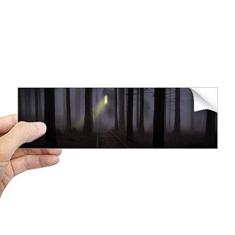 Imagem de DIYthinker Adesivo retangular para para-choque Night Dark Forestry Science Nature Scenery