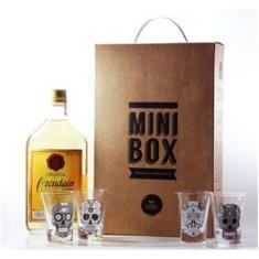 Imagem de Kit MiniBox Copos Shot Caveira Mexicana e Tequila Orendain