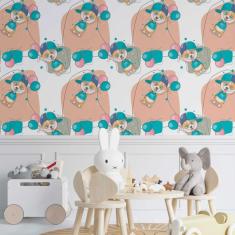 Imagem de Papel De Parede Adesivo Infantil Corgi N014037 Rolo 0,58X3M