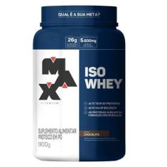 Imagem de Whey Protein Isolado Max Titanium 900G Iso Whey Pote