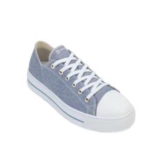 Imagem de Tenis Feminino Ramarim Lona Casual Flatform 2393222 Jeans-Feminino
