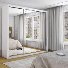 Imagem de Guarda Roupa Isabela Casal 3 Portas De Correr Com Espelho Master Cario