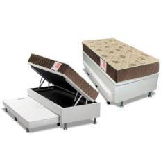 Imagem de Cama Box Baú C/Auxiliar Solteiro: Colchão Espuma Orthoflex D33 Comfort