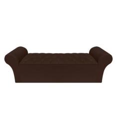 Imagem de Recamier Baú Calçadeira Quarto Casal 138cm Barcelona - Mance Decor, Co