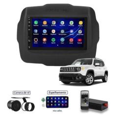 Imagem de Kit Central Multimídia Jeep Renegade 2015 em Diante Mp8 + Moldura + Câ