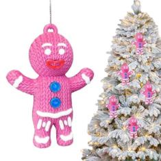 Imagem de Enfeites de homem-biscoito, decorações para árvores de Natal de pão-de-espécie - Lindas decorações para árvores de Natal em resina | Decoração de férias, decoração de casamento, acessórios de mesa fes