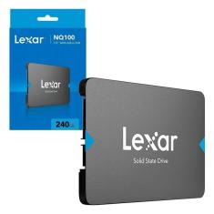Imagem de Hd Ssd 240gb Lexar Nq100, Leitura 550mb/s, 2.5&quot; Sata Iii
