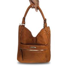 Imagem de Bolsa Feminina Transversal material sintético Saco Hobo Trabalh - Alwy