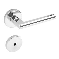 Imagem de Conjunto Fechadura 521 Banheiro Cromado