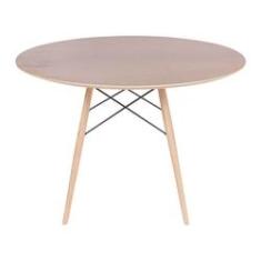 Imagem de Mesa Eames Eiffel Redonda 100cm - Imbuia