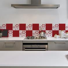 Imagem de Adesivo de ejo Floral  20x20 cm com 12un