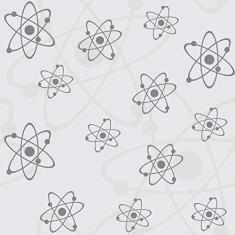 Imagem de Papel de Parede Química Gray