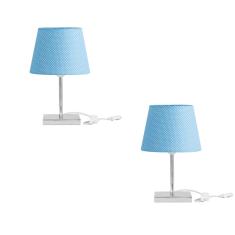 Imagem de Kit 2 Abajur Eros Dome  Bolinha Com Base Quadrada.