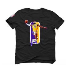 Imagem de Camiseta Basquete Lebron James Logo Nba Los Angeles Lakers