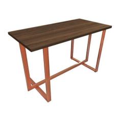 Imagem de Mesa Halden C/ Tampo 120 X 60 Cm Escritório Cobre/Villandry - Genus Mó