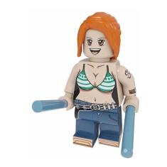 Imagem de Boneco Blocos De Montar Nami One Piece