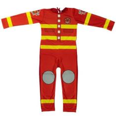 Imagem de Fantasia De Bombeiro Infantil Longo Pra Menino 2 A 12 Anos - Fantasias