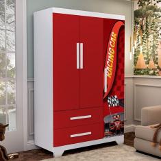 Imagem de Guarda Roupa Organizador Infantil Personagem - Vermelho