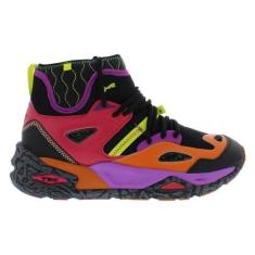 Imagem de PUMA Tênis masculino TRC Blaze Mid Ski Club com cadarço casual - vermelho, Rosa vermelho/laranja avermelhado/verde verde verde, 41