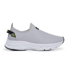 Imagem de Tênis Masculino Caminhada Leve Confortável Casual Esportivo 6003 Cinza