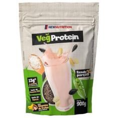 Imagem de NEWNUTRITION, Proteína Vegetal Veg Protein 900g Blend Proteico Vegano Sabor Vitamina de Frutas NewNutrition