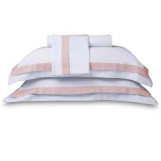 Imagem de Jogo Cama Lençol King 300 Fios Naturalle St Germain Rosa