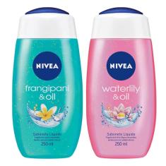 Imagem de Kit Sabonete Líquido Nívea Water Lily & Oil + Frangipani & Oil