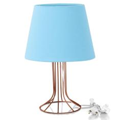 Imagem de Abajur Torre Dome  Bebe Com Aramado Cobre