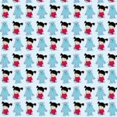 Imagem de Papel Parede Adesivo Monstros SA Infantil Bebe AutoColante