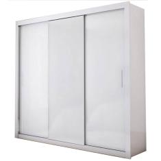 Imagem de Guarda Roupa Berlim sem Espelho Casal 3 Portas 4 Gavetas Cor Branco