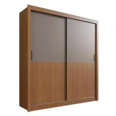 Imagem de Guarda Roupa Herval Ph 1738 - Cor Carvalho Vermontt + Fendi - Sem Espe