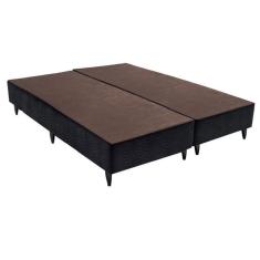 Imagem de Base Box Queen Camurça 158x198x23cm Ortobom Preto