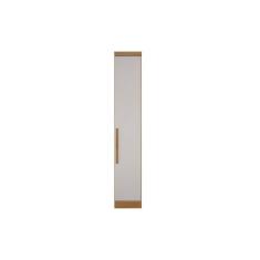 Imagem de Módulo de Quarto Solteiro Guarda Roupa c/ 1 Porta Rizon/Linea Cumaru/Fendi - Novo Horizonte