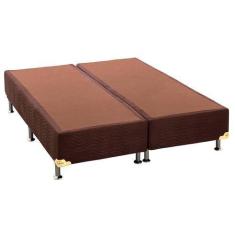 Imagem de Base Box Super King Camurça Marrom 193X203x23 Ortobom