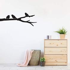 Imagem de Adesivo de Parede Pássaros no Galho 60x22cm