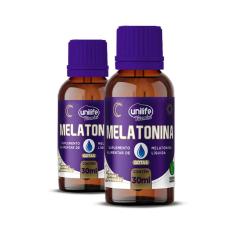 Imagem de Kit 2 Melatonina Em Gotas Unilife 30Ml