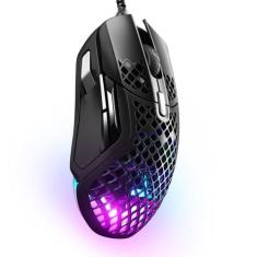 Imagem de SteelSeries Aerox 5 - Mouse para jogos Holey RGB - Design ultraleve resistente à água - Sensor óptico TrueMove Air 18K DPI