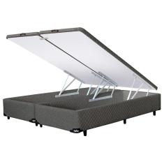 Imagem de Base Box para Colchão Queen Size Itaflex Universal com Baú 40,5x158x198 cm - Granite Chumbo