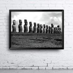 Imagem de Quadro Estátuas Pascoa A4