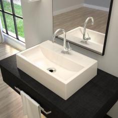 Imagem de Kit Cuba Q45 Com Válvula Metal 1 Pol. Compace Bege