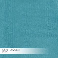 Imagem de Banqueta Decorativa Jasmine Base  Suede  Claro - Gran Belo