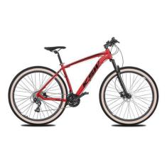 Imagem de Bicicleta MTB Aro 29 KSW XLT 24V Shimano Freio Hidráulico, Vermelho, P