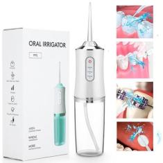 Imagem de Irrigador Dental Elétrico Higienizador 4 Bicos Usb - Relet