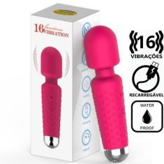 Imagem de Mini Massageador Aveludado e Flexivel Corporal Recarregável - Aphrodis