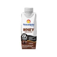 Imagem de Bebida Láctea Piracanjuba Whey Cacau Zero Lactose - 250ml