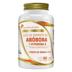 Imagem de Óleo De Semente De Abóbora Com Vitamina E 60 Capsulas 1 Pote - Flora N